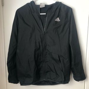 Big Boys Adidas Windbreaker Jacket Size 14/16